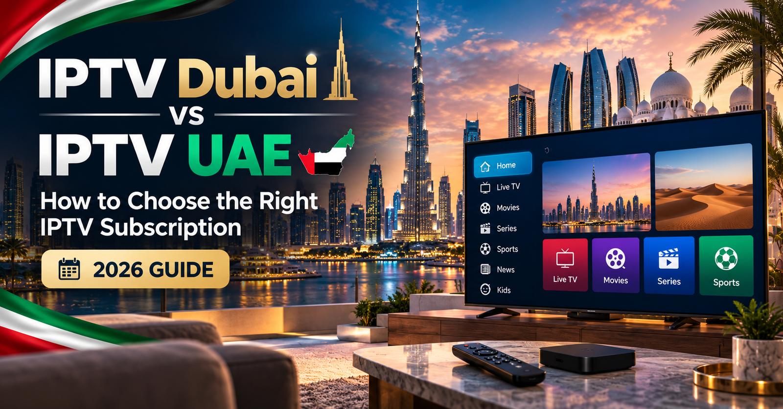 IPTV Dubai vs IPTV UAE